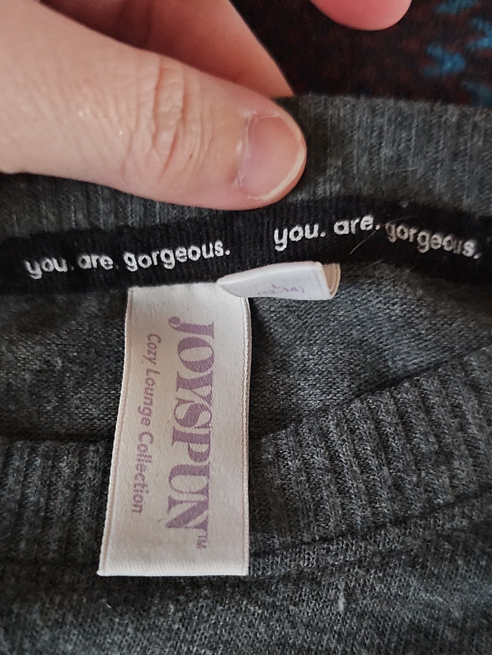 JOySPUN Gray Crop Top - Cozy Lounge Collection